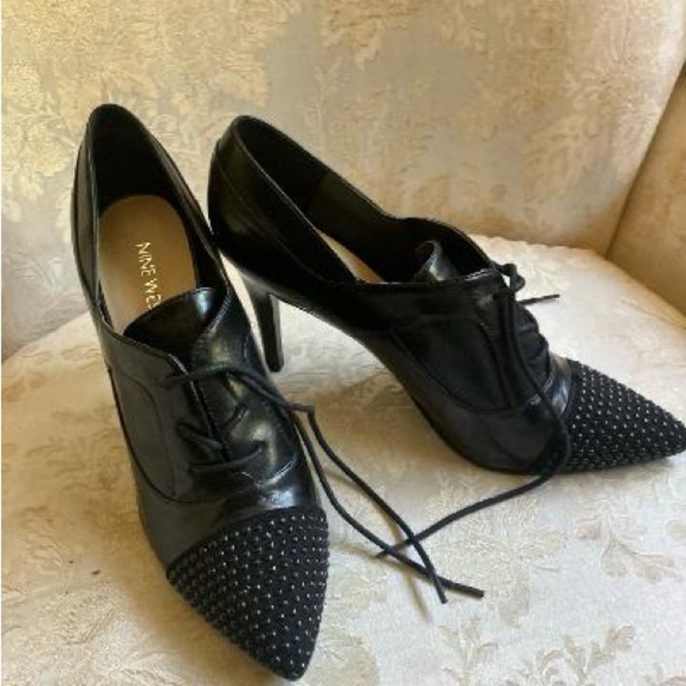 Nine West Granny Boots Heel